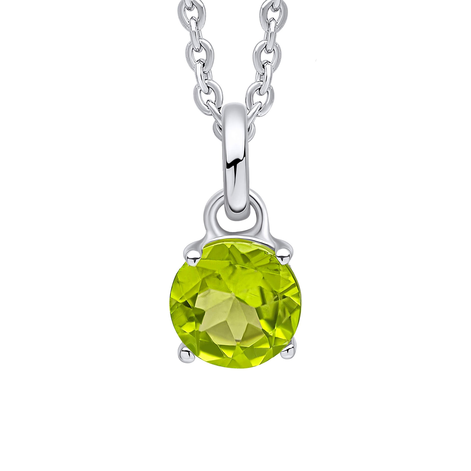 Round Semi Precious Pendant