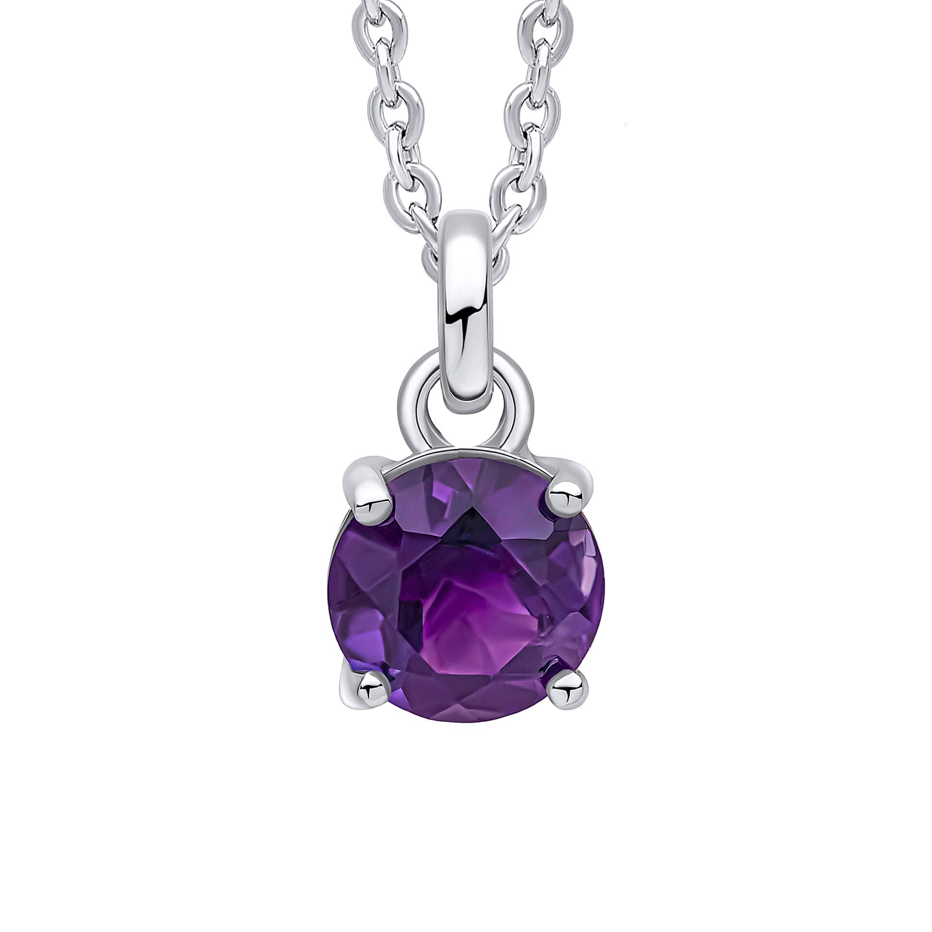 Round Semi Precious Pendant