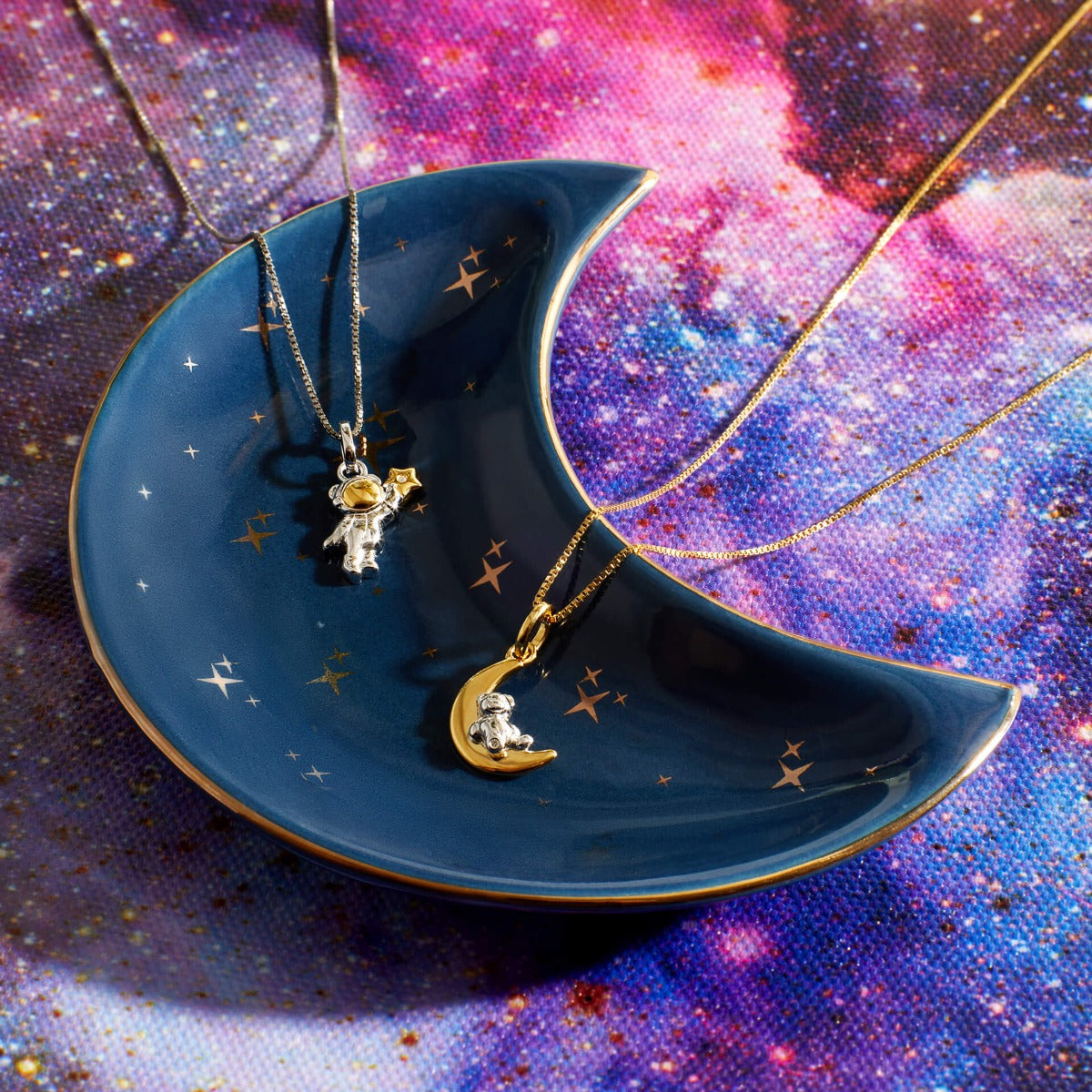 Astronaut Ted Pendant with Diamond