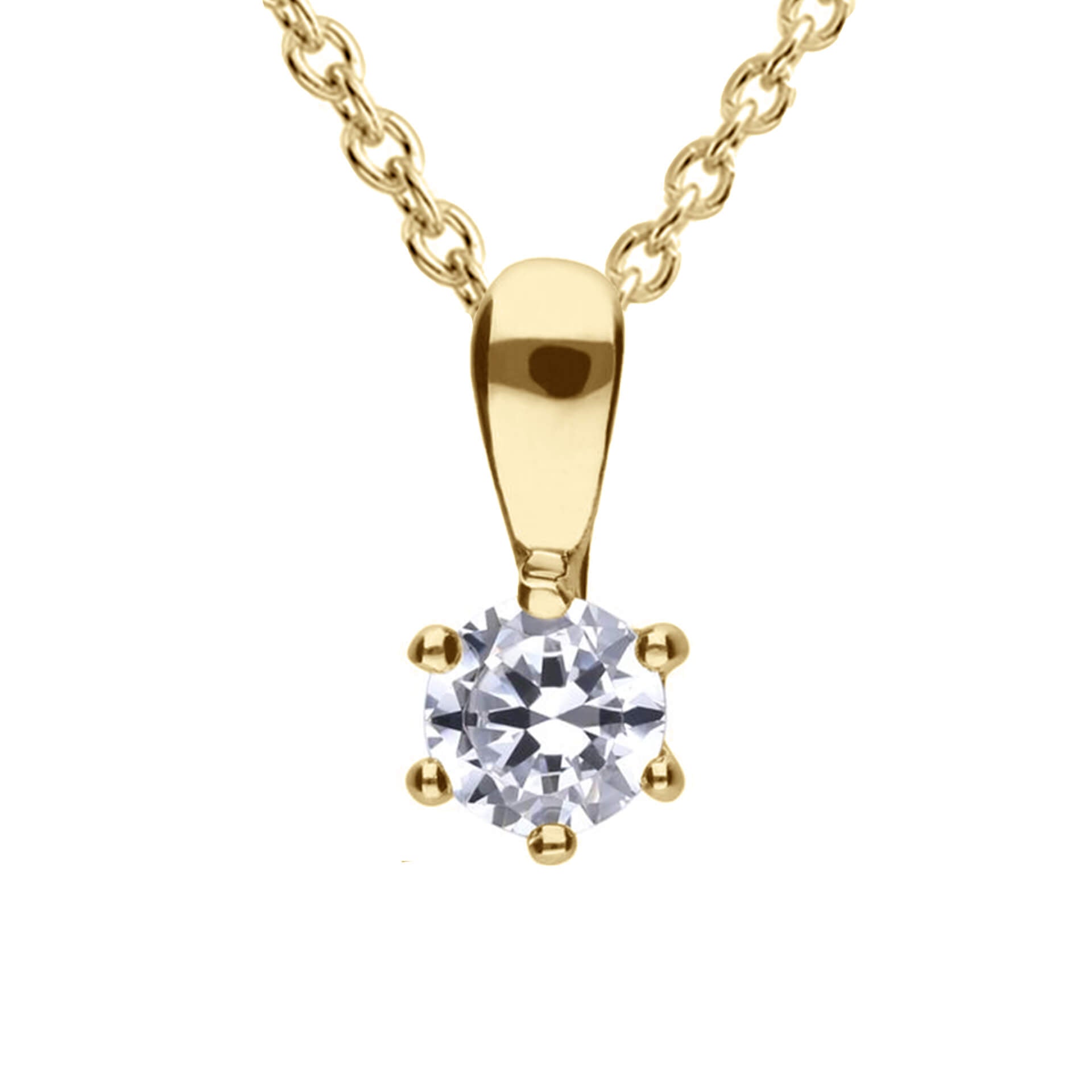 Six Claw Carat Pendant