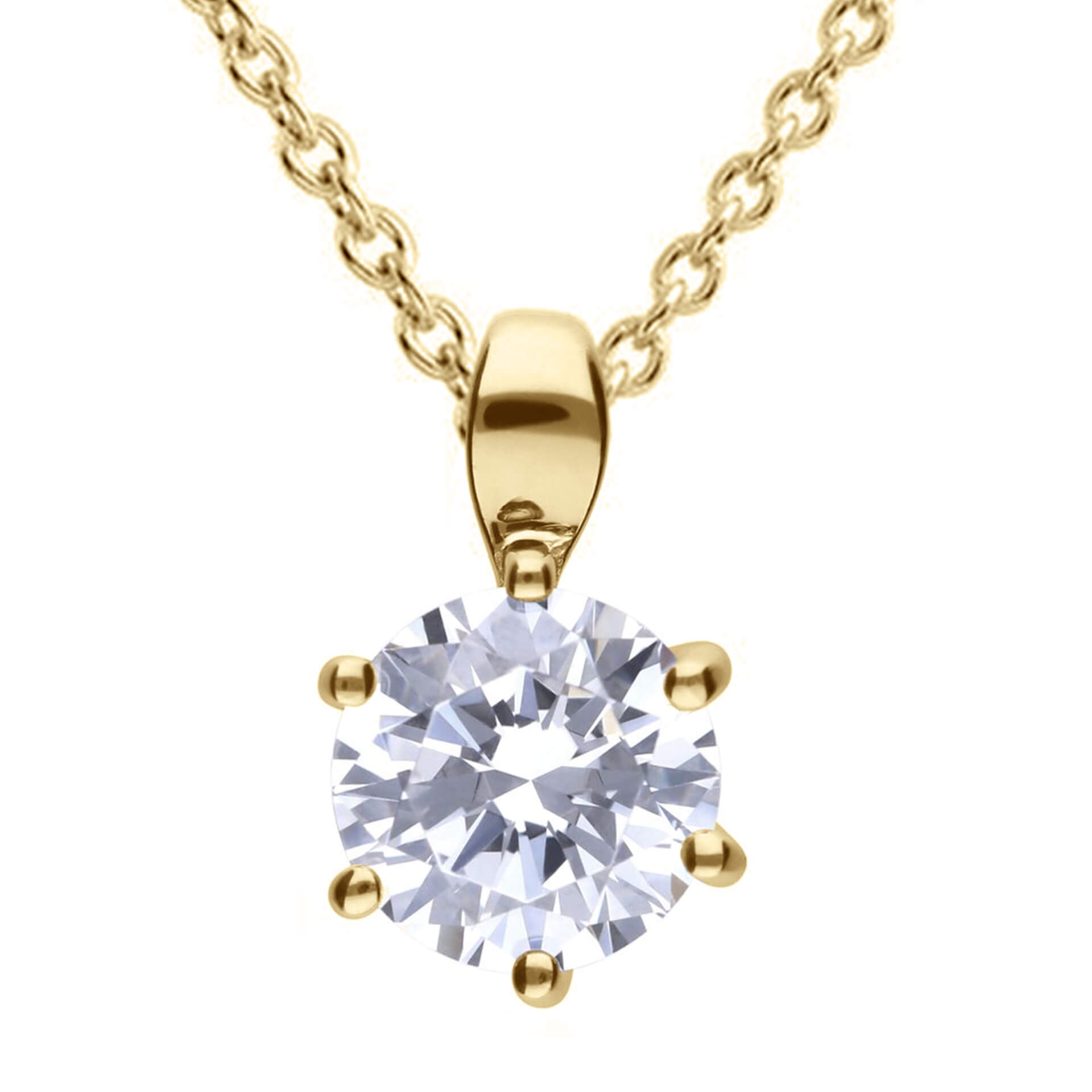 Six Claw Carat Pendant