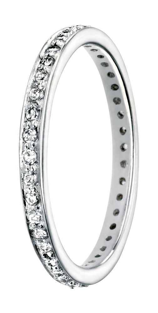 Pave CZ Eternity Ring