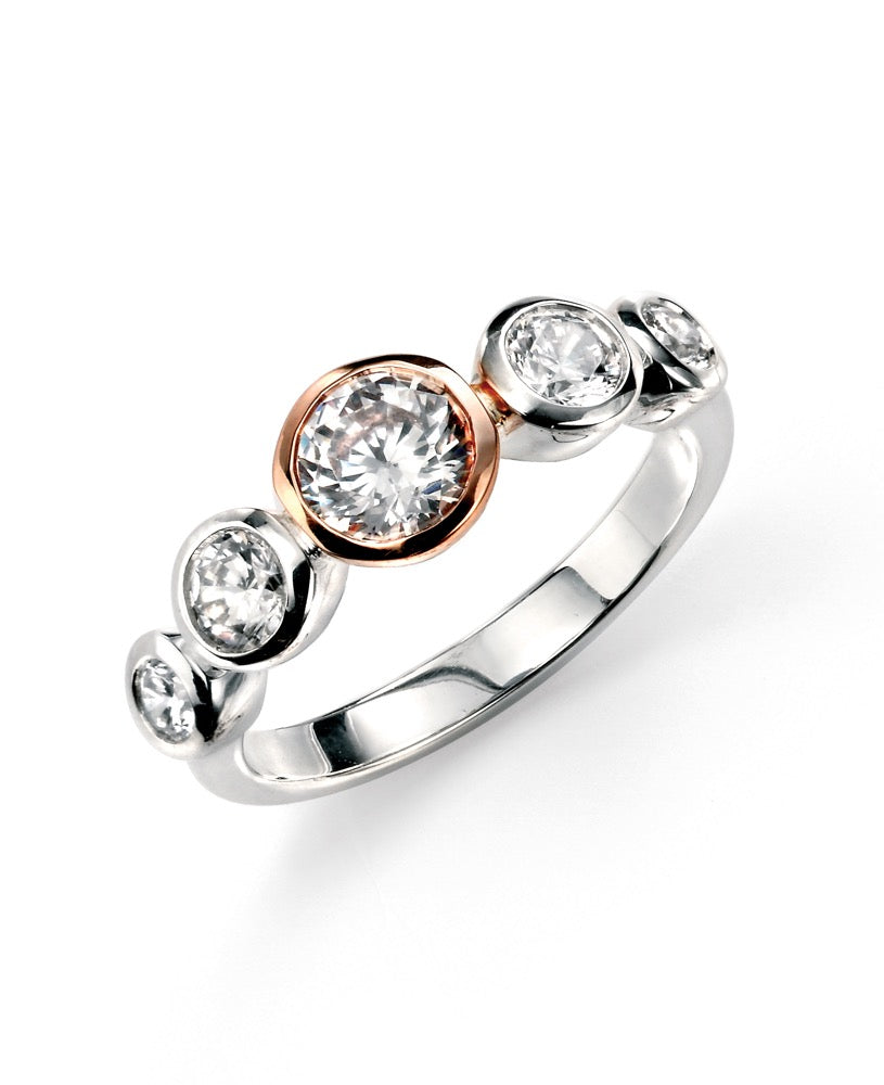 Multi CZ Ring with Surround