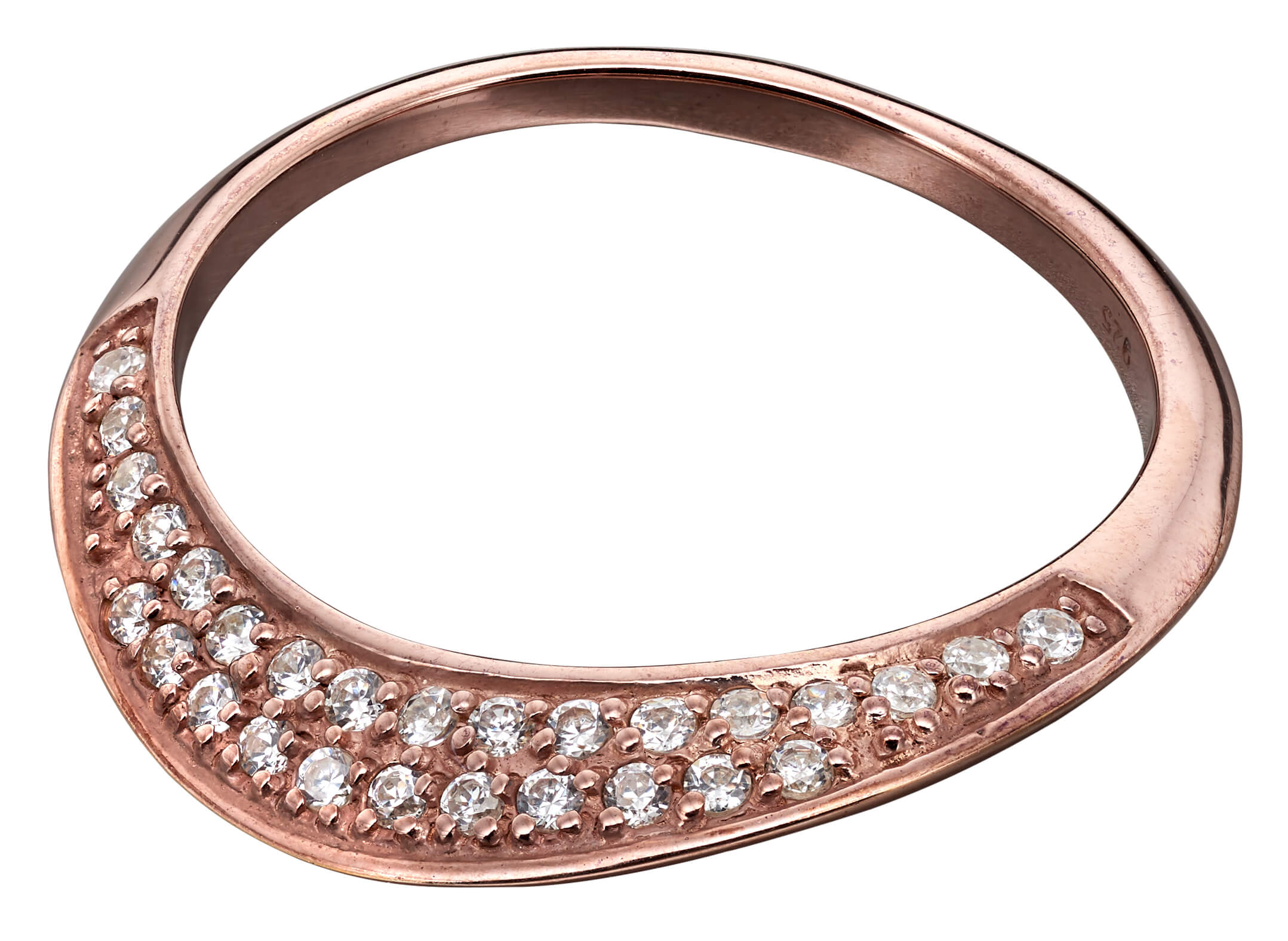 Flat Ring with CZ