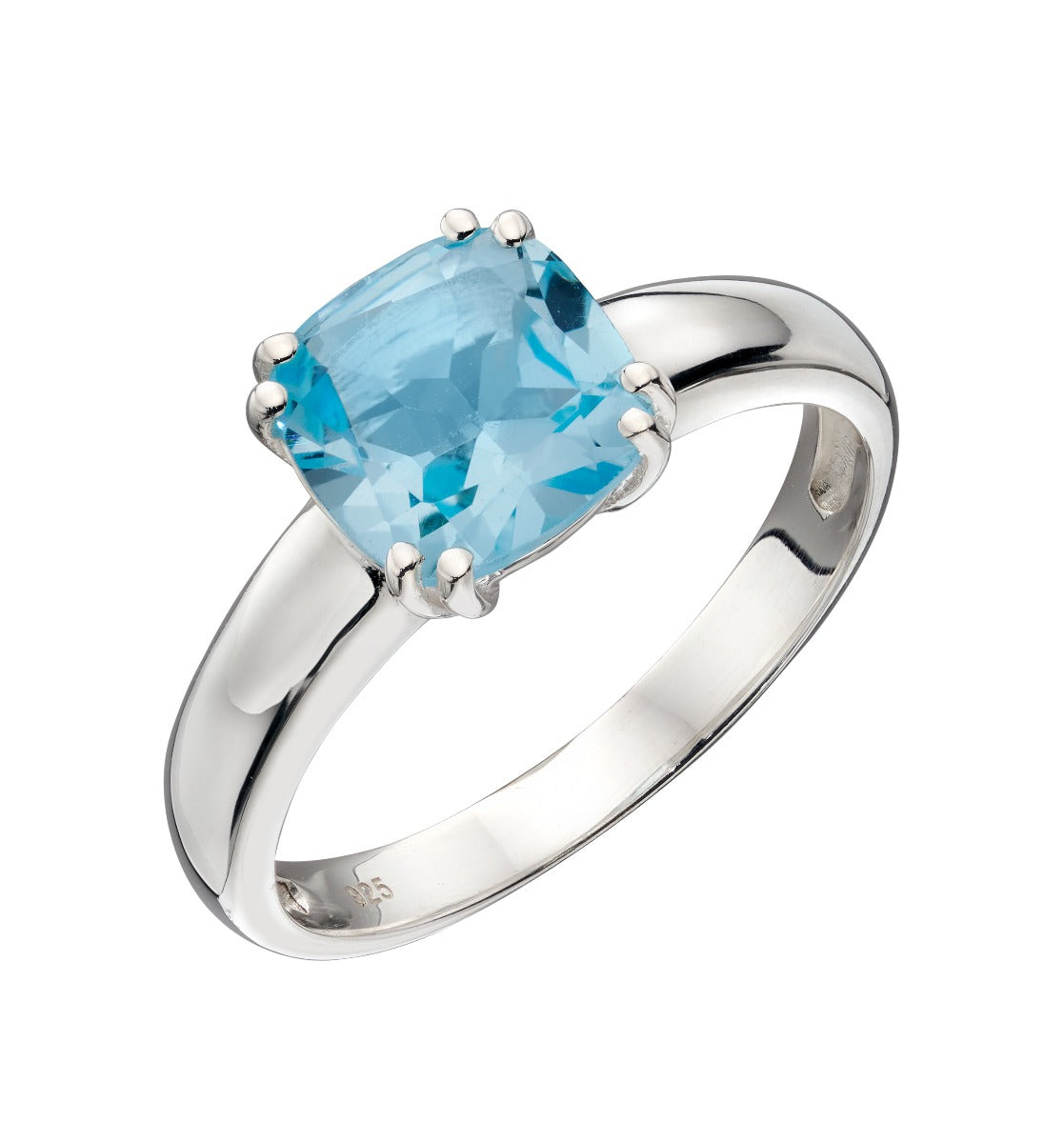 Cushion Cut Stone Ring