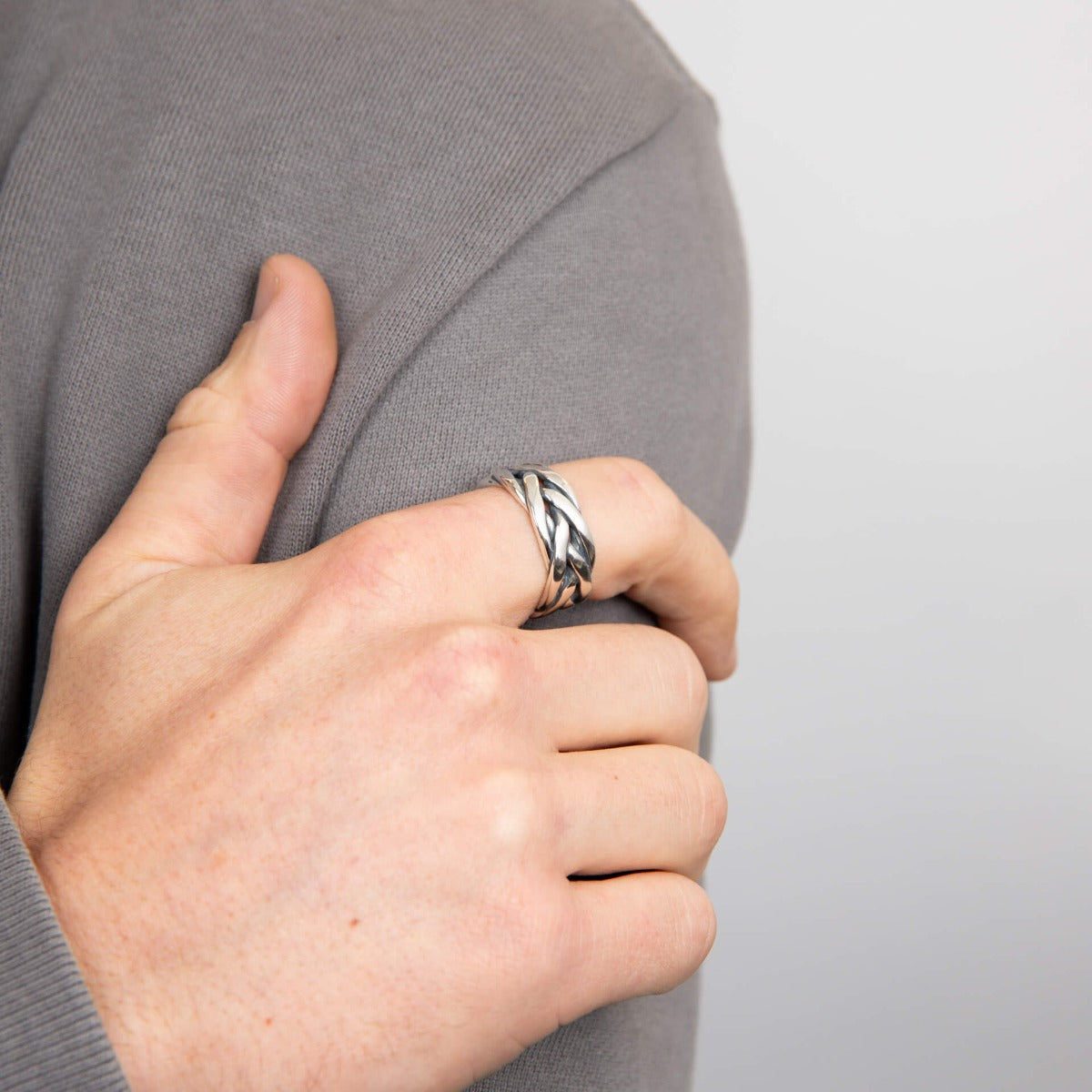 Heavyweight Plaited Ring