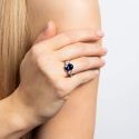 Oval Trilogy Ring