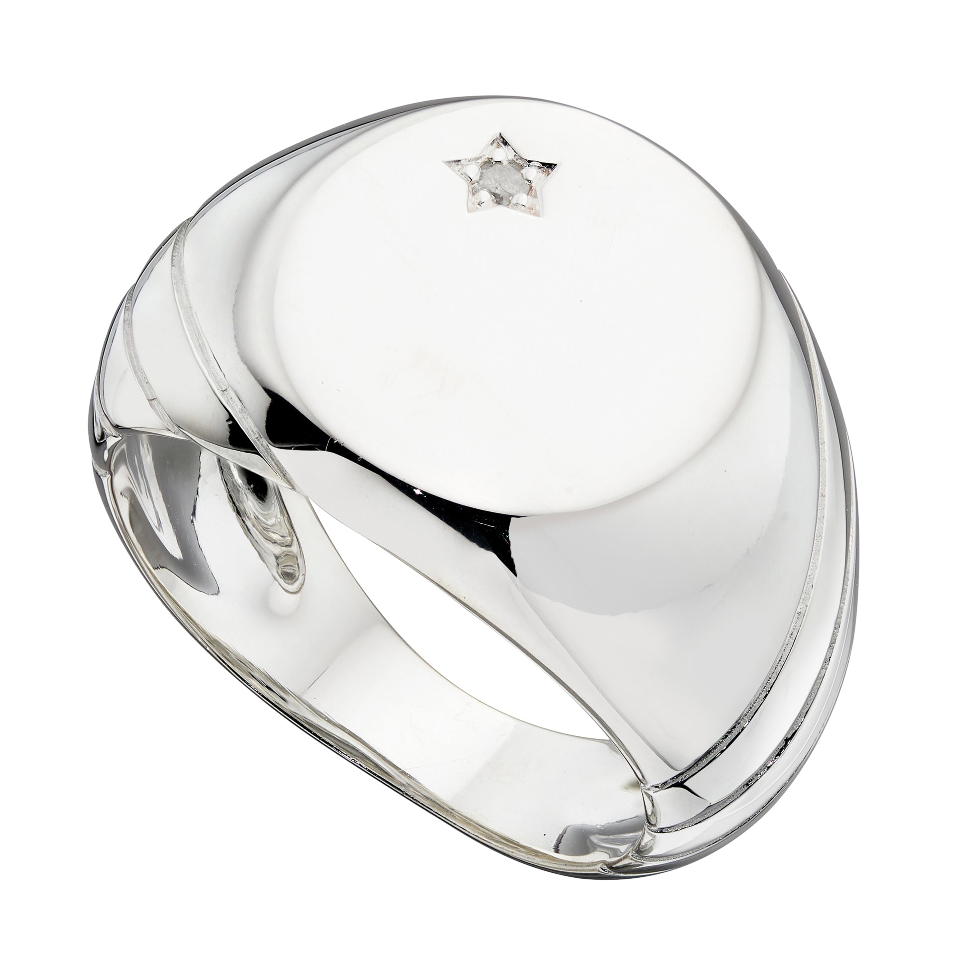 Signet Ring with CZ