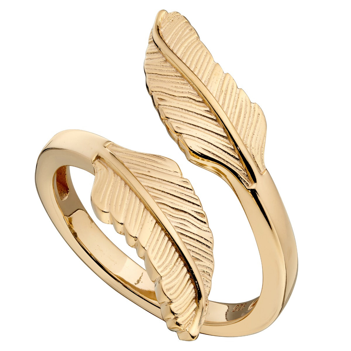 Feather Wrap Around Ring