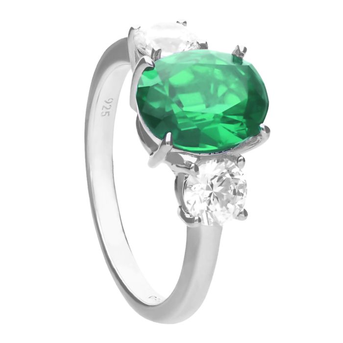 Oval Trilogy Ring