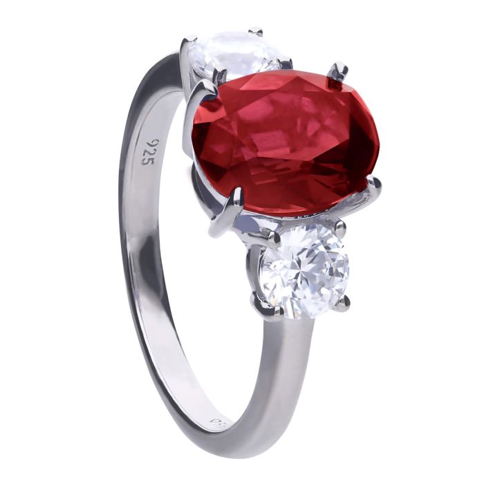 Oval Trilogy Ring