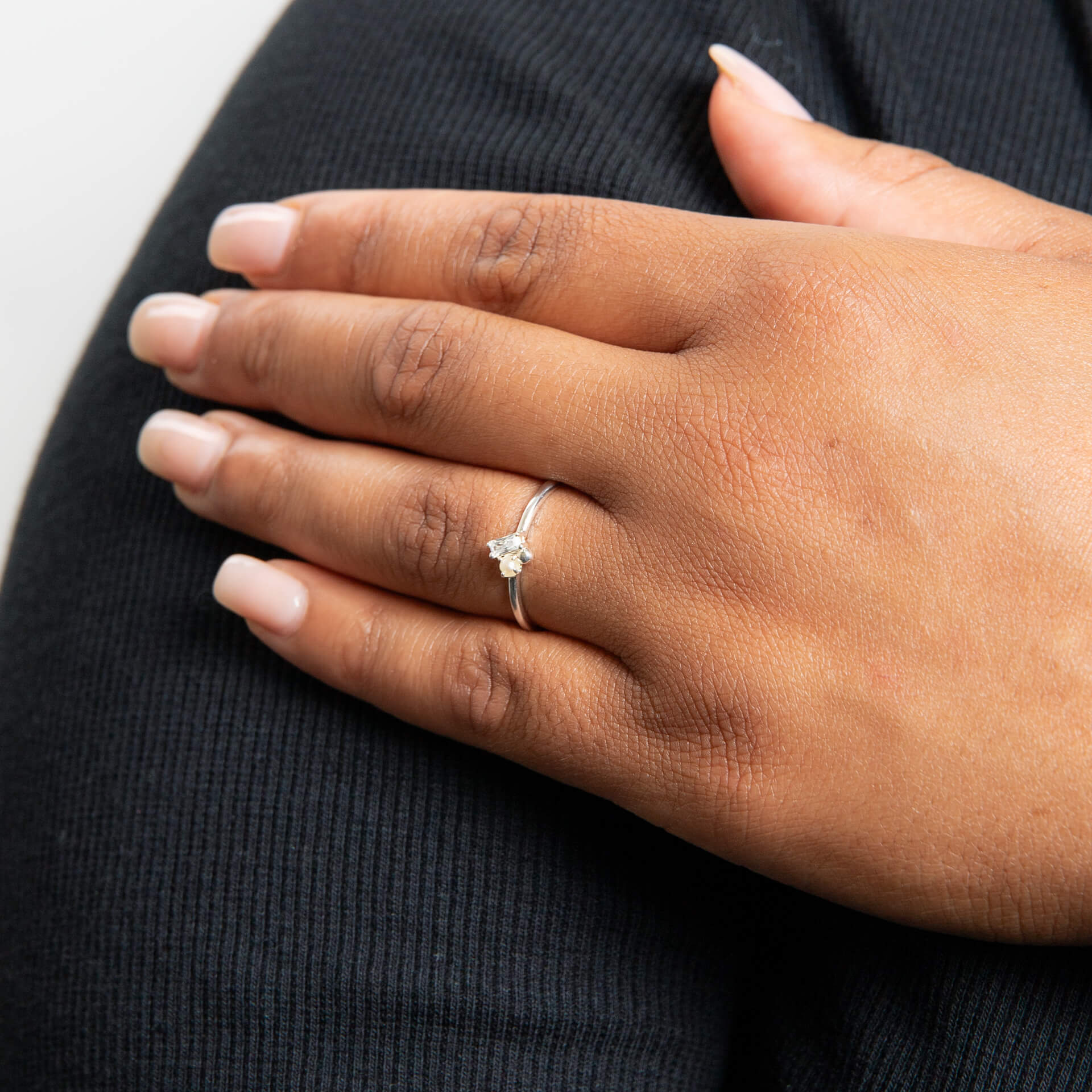 Dainty Cluster Ring