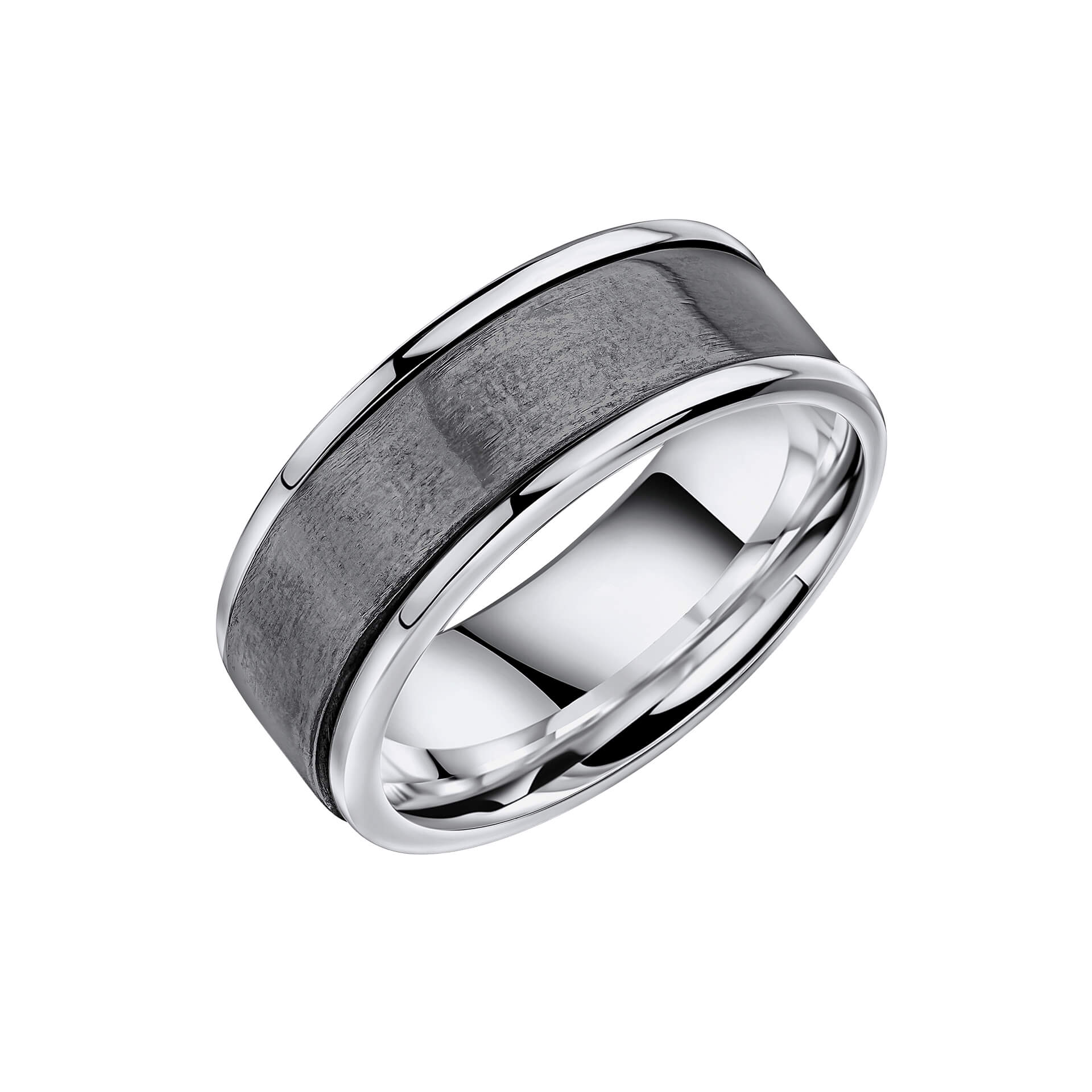 Brushed Design Spinner Ring