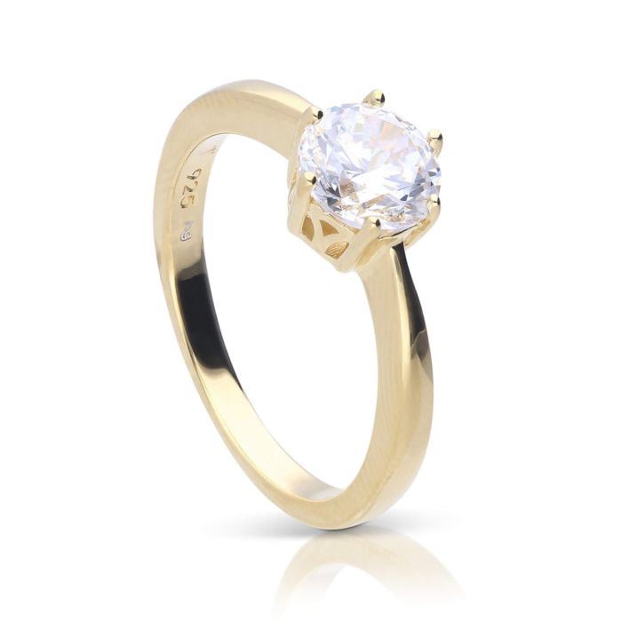 Six Claw Carat Ring