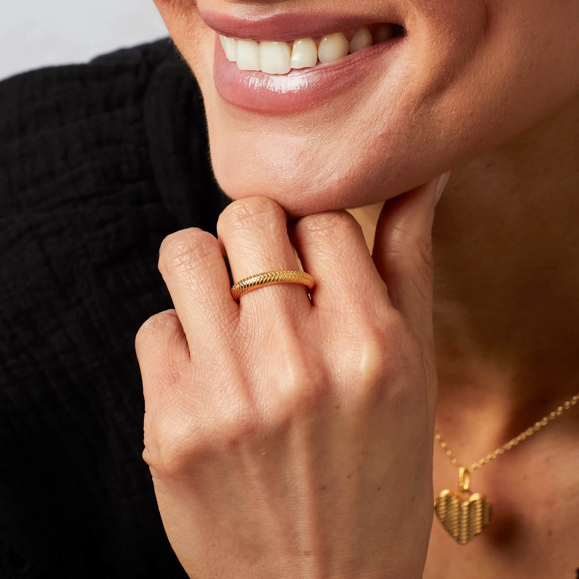 Picnic Basket Weave Ring