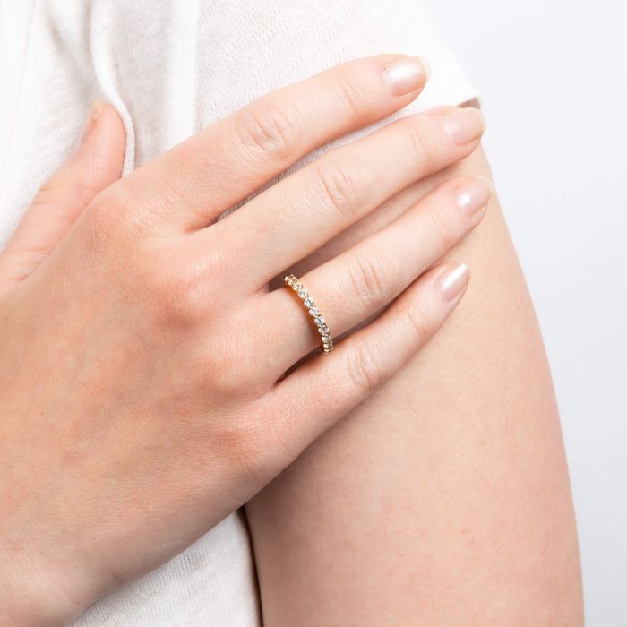 Zirconia Eternity Ring