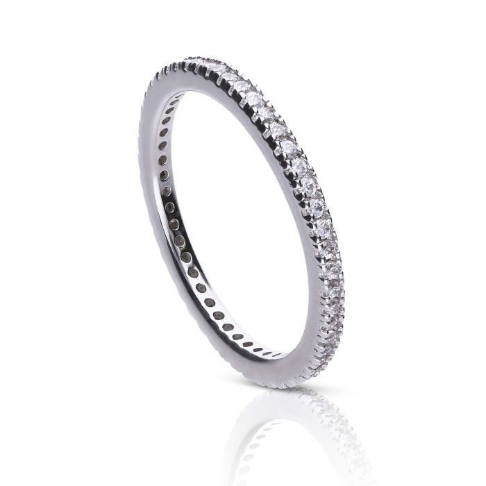 Micro Zirconia Eternity Ring