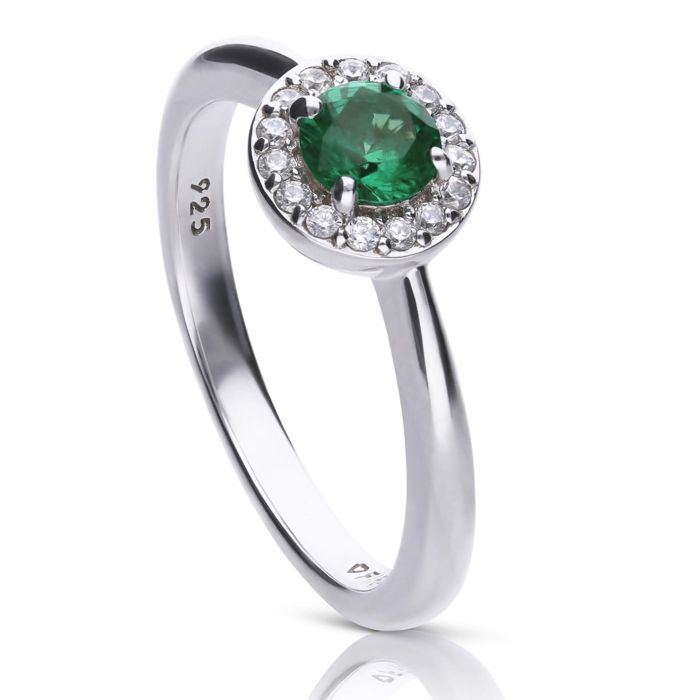 Round Colour Zirconia Ring