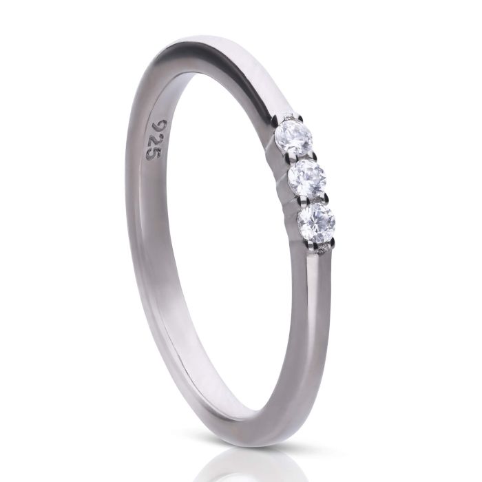 Trio Zirconia Ring