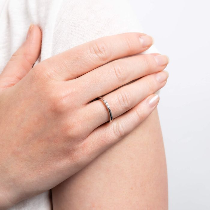 Trio Zirconia Ring