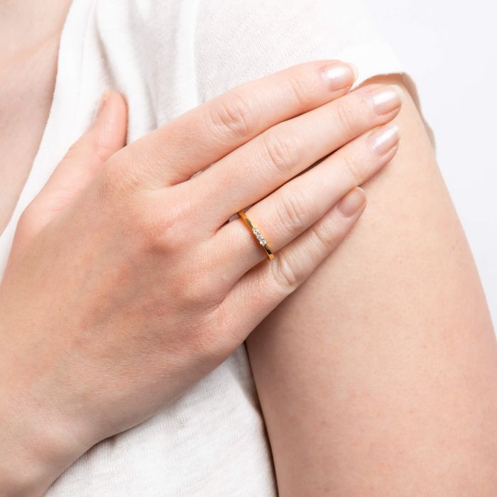 Trio Zirconia Ring