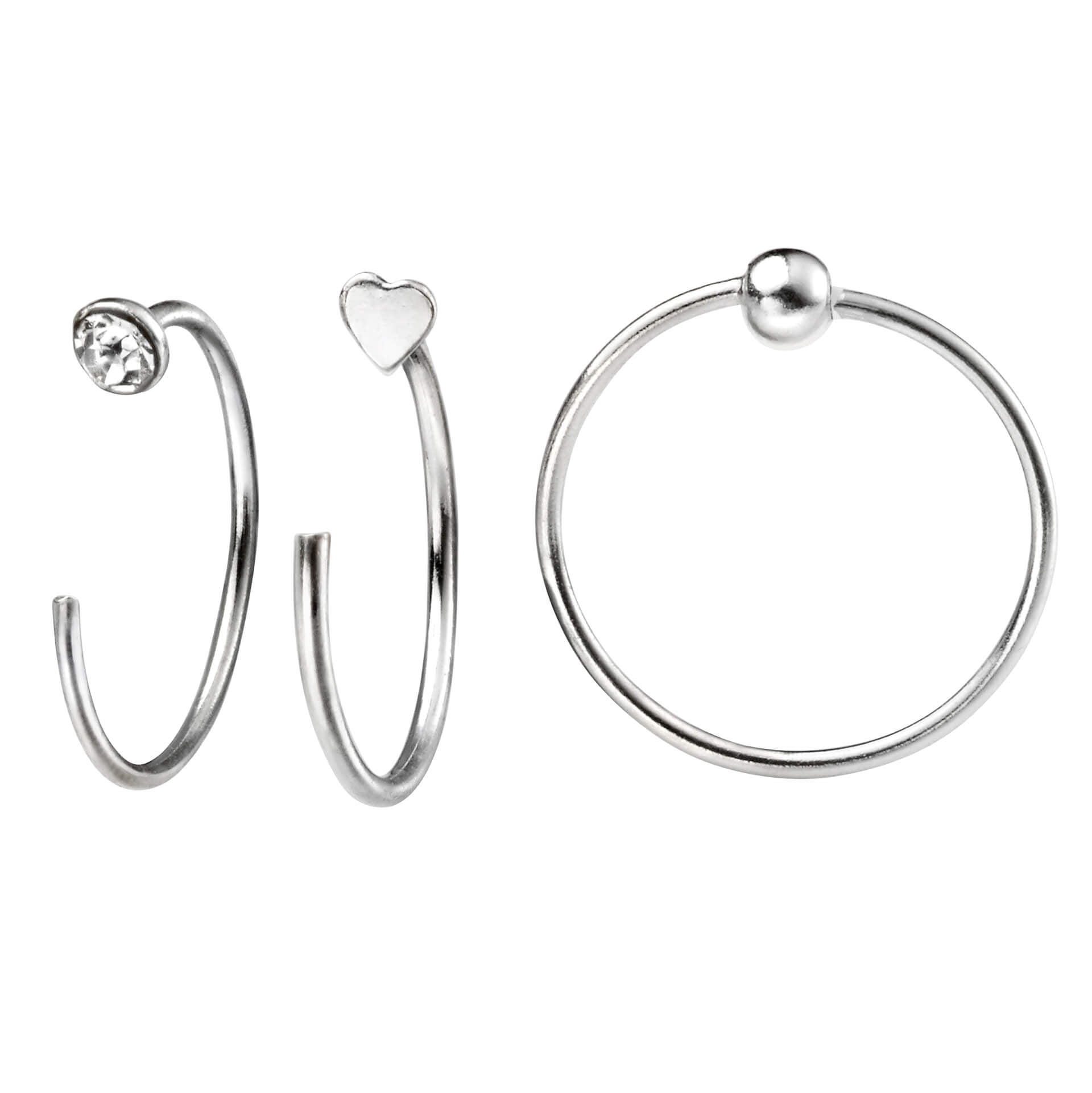 Set of 6 Nose Rings