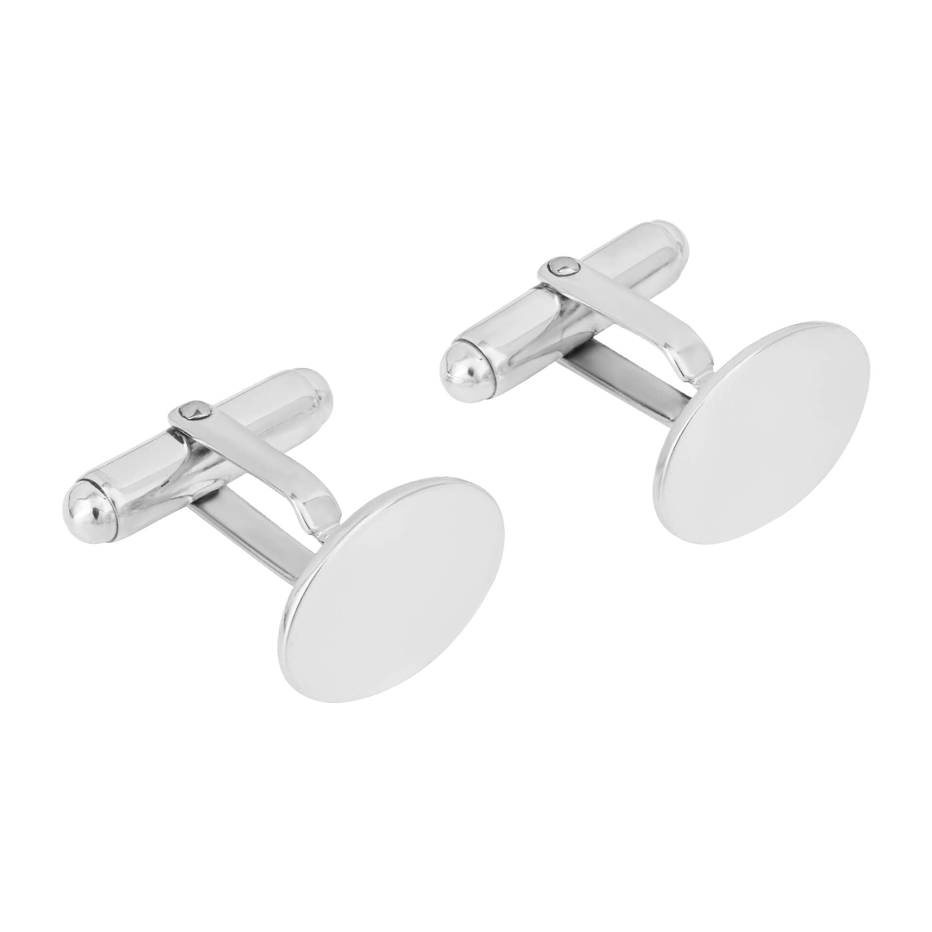 Plain Oval Cufflinks