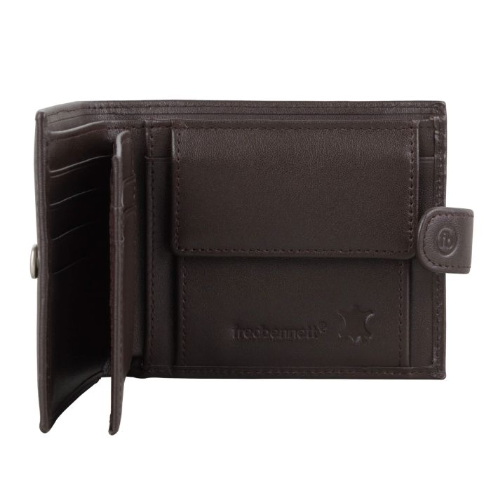 Leather Wallet with Coin Purse