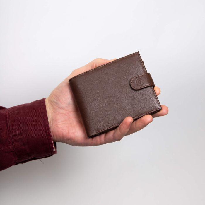 Leather Wallet with Coin Purse